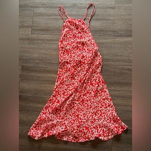Small Red floral Zara dress